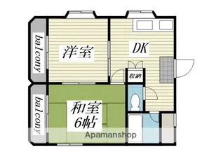 ジュネパレス平塚第03【1階】の間取り