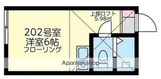 ユナイト鶴見ルーブルの杜【2階】の間取り