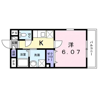 アン・クレール【2階】の間取り