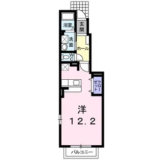 カーサ ドマーニⅠ【1階】の間取り