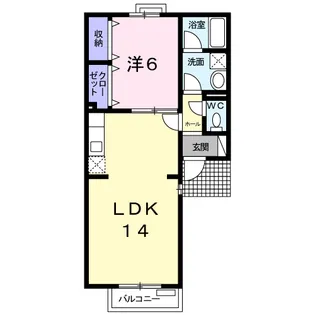 マーベラス・エム【2階】の間取り