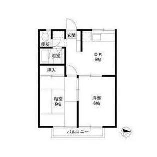 エステートピアライフ【2階】の間取り