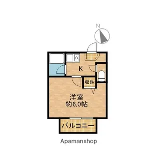 神奈川県横浜市港北区菊名6丁目【アパート】の間取り