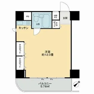 ライオンズプラザ新横浜【9階】の間取り