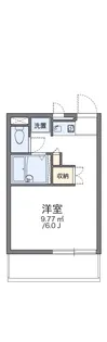 レオパレスシャルムⅡ【2階】の間取り