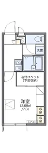 レオパレスグランドヒルズ【1階】の間取り