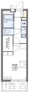 レオパレスディアコートF【2階】の間取り