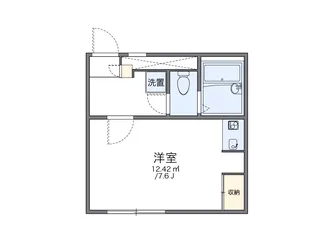 レオパレスS.F【1階】の間取り