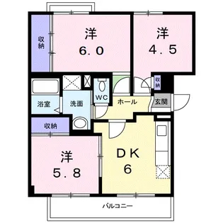 緑風館【3階】の間取り