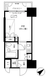 パーク・ノヴァ鶴見【4階】の間取り