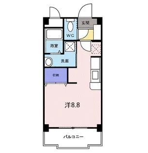 第2和光ヒルズ【2階】の間取り