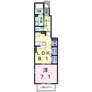 サニーハウス 2【1階】の間取り