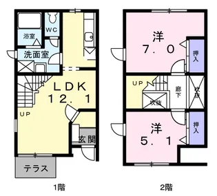 ゲストハウス湘南SYーⅡ【1階】の間取り