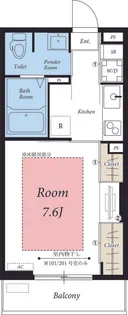 リブリ・コンフォルト【1階】の間取り