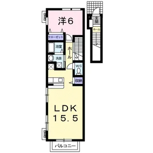 ミラソル佐島【2階】の間取り