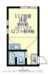 ユナイト東門前モンターナの杜【1階】の間取り