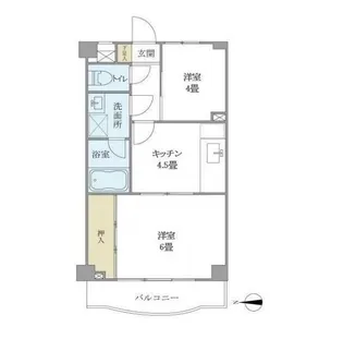ツインアベニューB【3階】の間取り