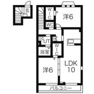 ガイアII【2階】の間取り
