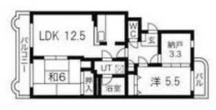 ベルヴェデーレII【4階】の間取り