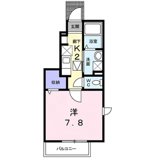 ヒルサイド下永谷【1階】の間取り