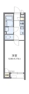 クレイノ桜ソレイユ【2階】の間取り