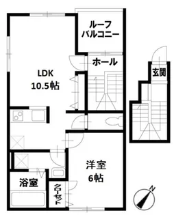 グリーンフォレスト【2階】の間取り