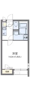 クレイノリリオ【1階】の間取り