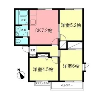 プランドールA【2階】の間取り