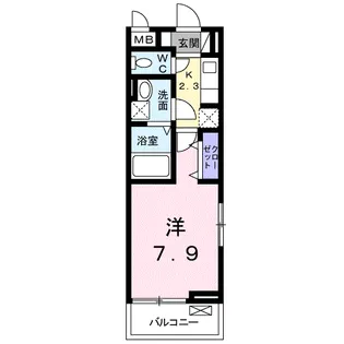 ジュネス K【2階】の間取り