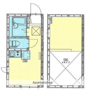 T.T白楽【1階】の間取り