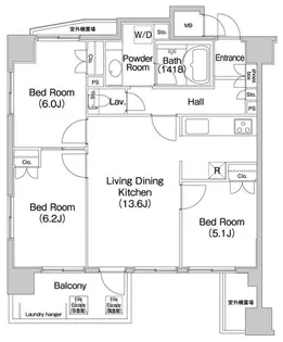 PATH横浜新子安【9階】の間取り