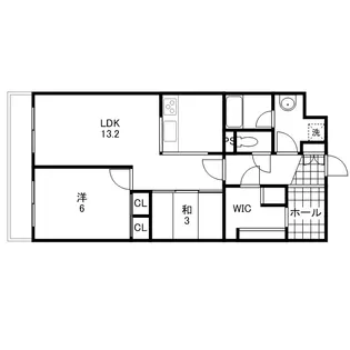 アプリーテ梶ヶ谷【1階】の間取り