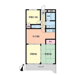 メゾン1・39・4【2階】の間取り