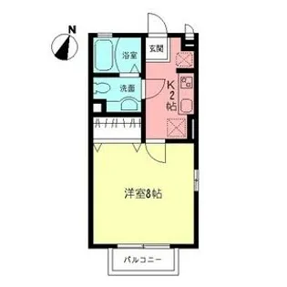 プランドール【2階】の間取り