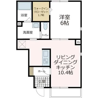 HIYOSHI COURT【102号室号室】の間取り