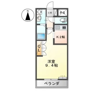 SOLE・B【2階】の間取り