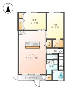 パルジェ【2階】の間取り