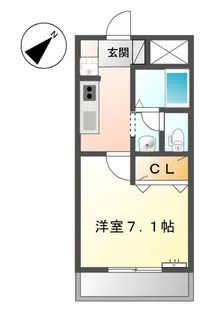 エポック橘【1階】の間取り