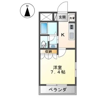 クレール湘南【1階】の間取り