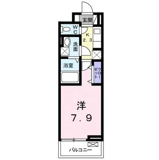 サンメリー辻・鴨宮【2階】の間取り
