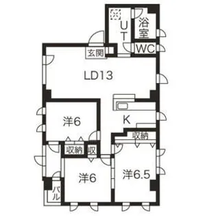 ハイムカズ【3階】の間取り