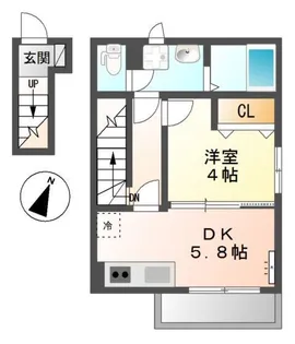 アメニティハイツ川島【2階】の間取り