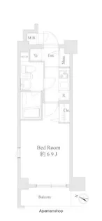 ドゥーエ新川崎【2階】の間取り