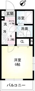 ヴェラハイツ白楽参番館【2階】の間取り