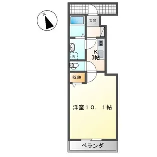 シエルブルー(CIEL BLUE)【1階】の間取り
