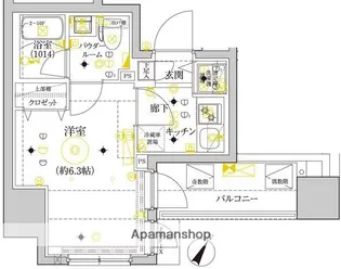 セジョリ横浜ウエスト【2階】の間取り