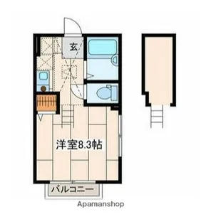 プレッソ新杉田【1階】の間取り