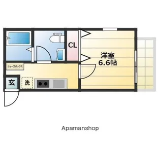 HINA【2階】の間取り