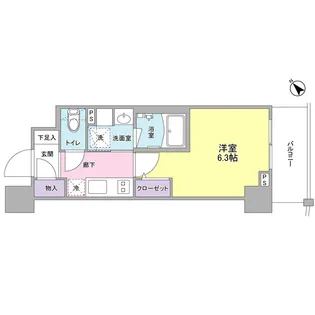 ORGE鶴見【8階】の間取り