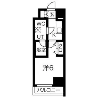 スパシエフェリーチェ川崎【4階】の間取り